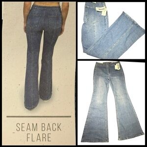 Seam Back Flare Women Jeans True Craft Size 10 NWT